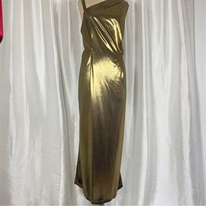 Boulevard de Paris Vintage Gold Lamé Dress - Plus size